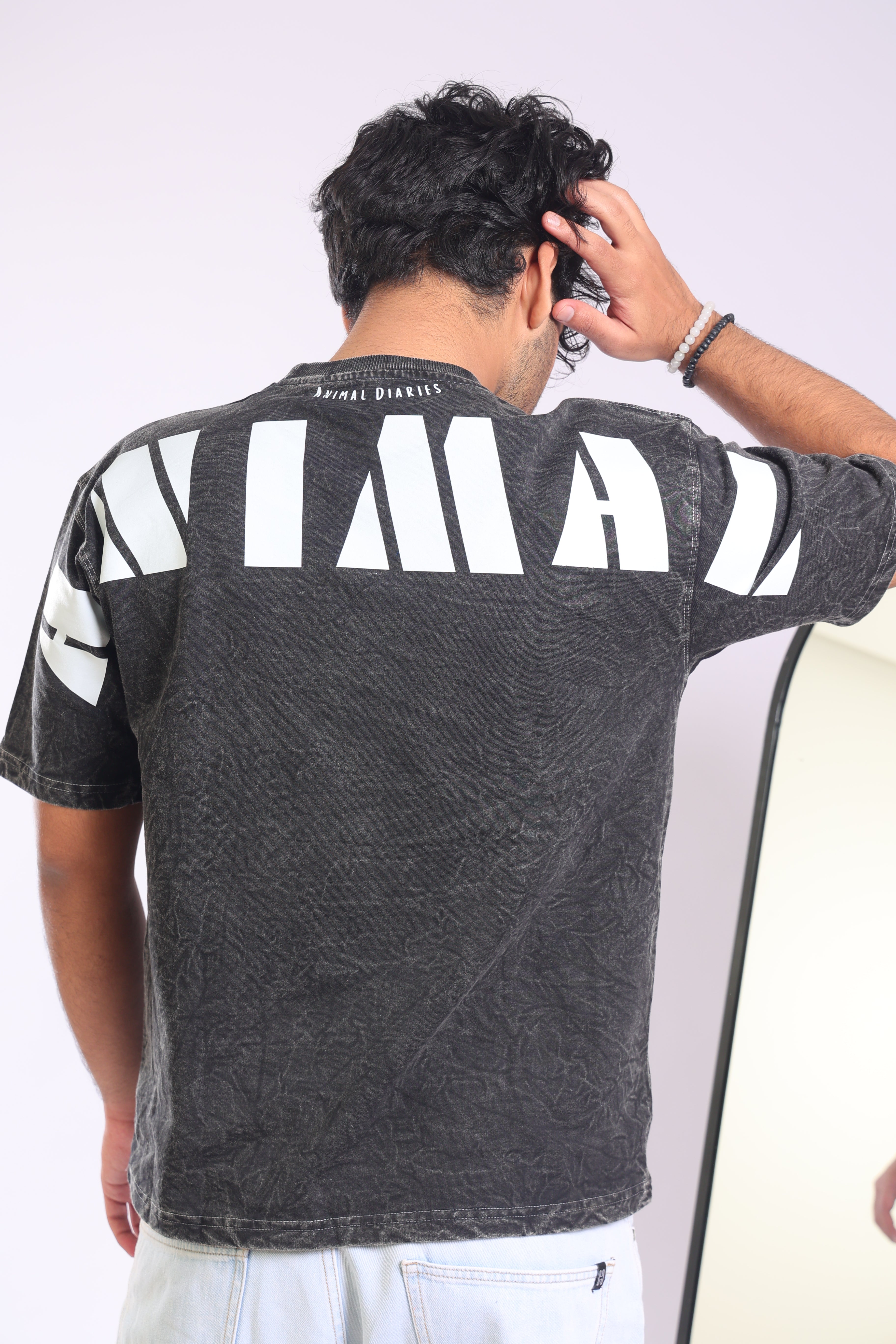 Animal Back shoulder- Acid grey