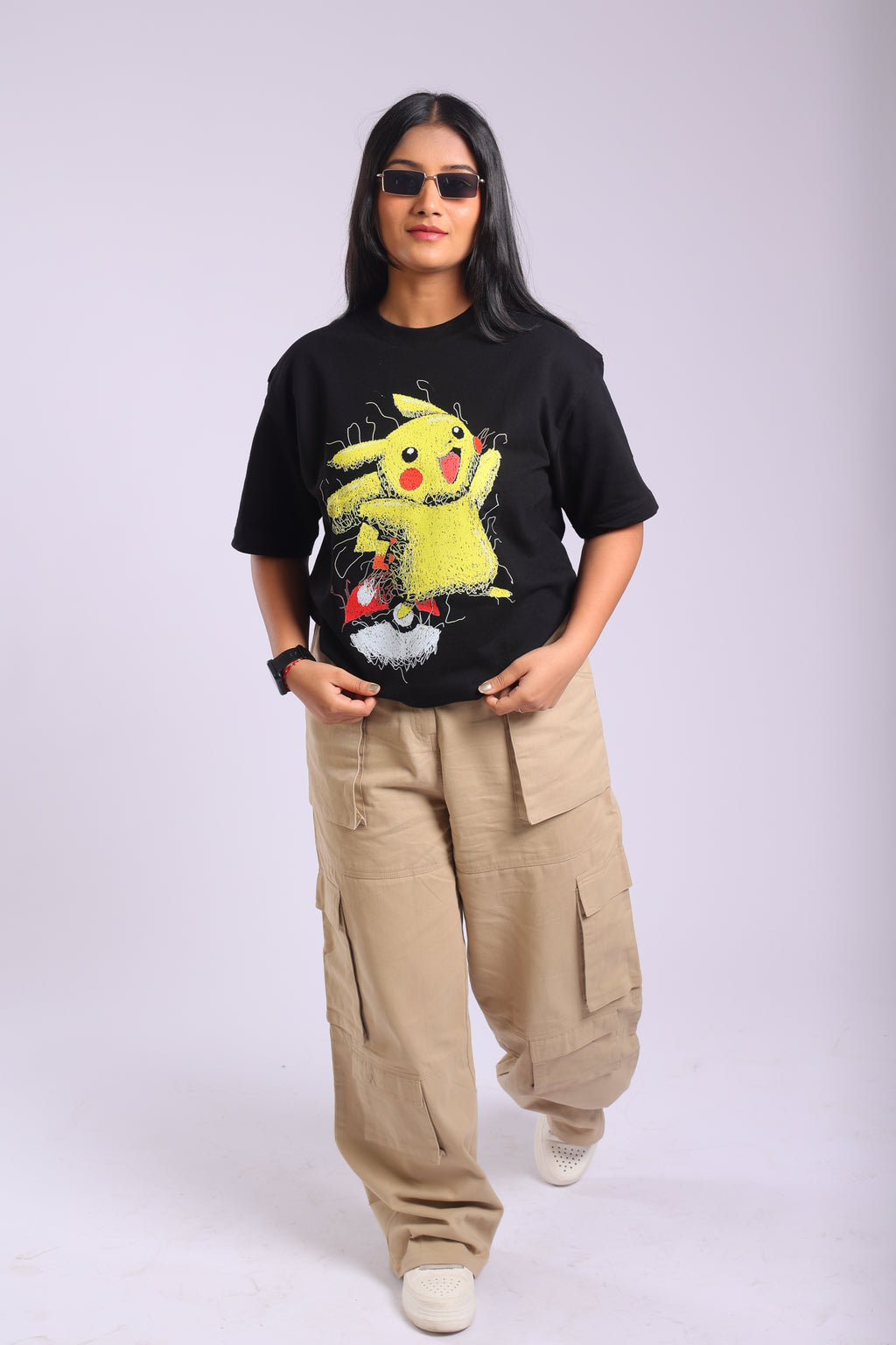 Pickachu Pokemon- Black