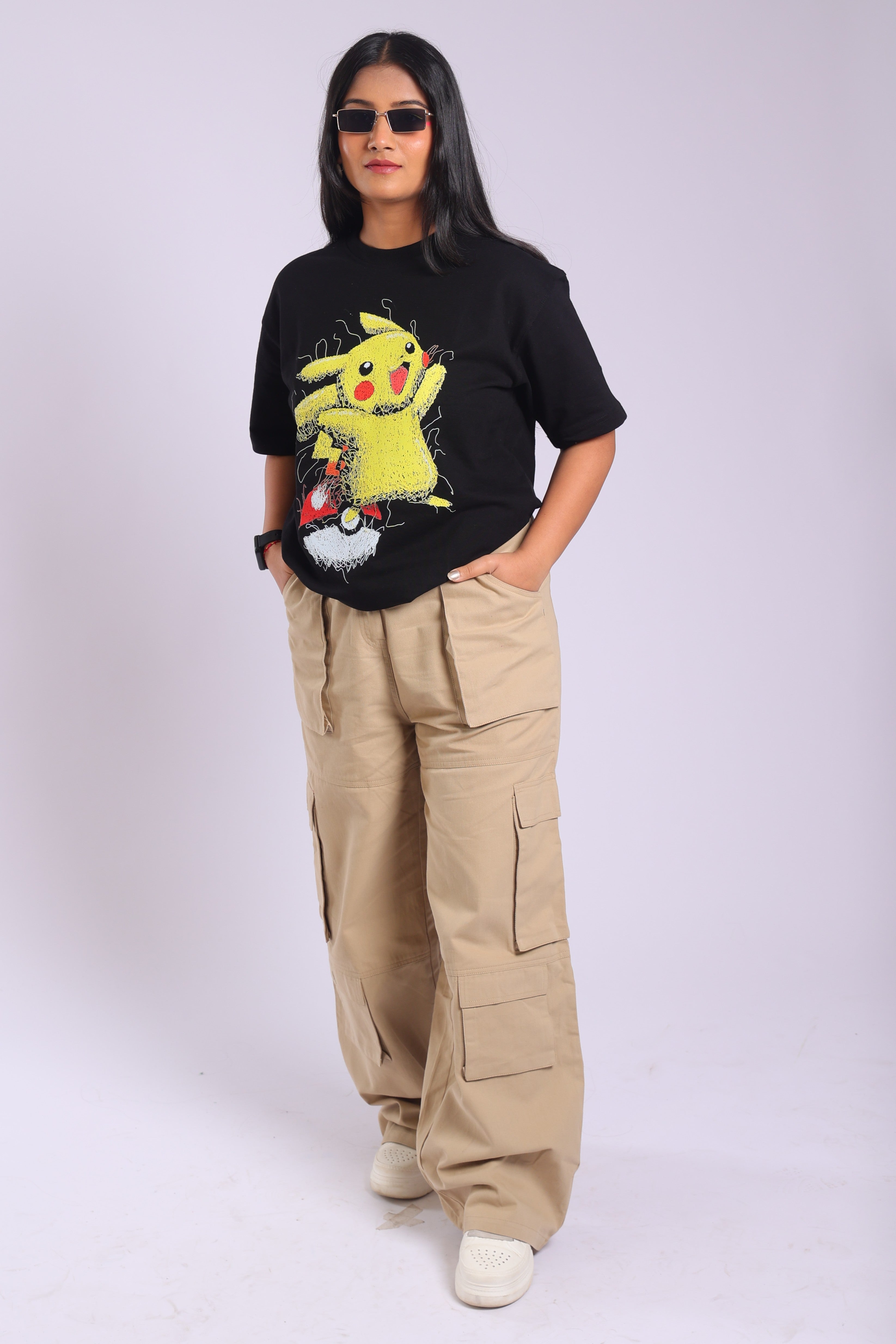 Pickachu Pokemon- Black