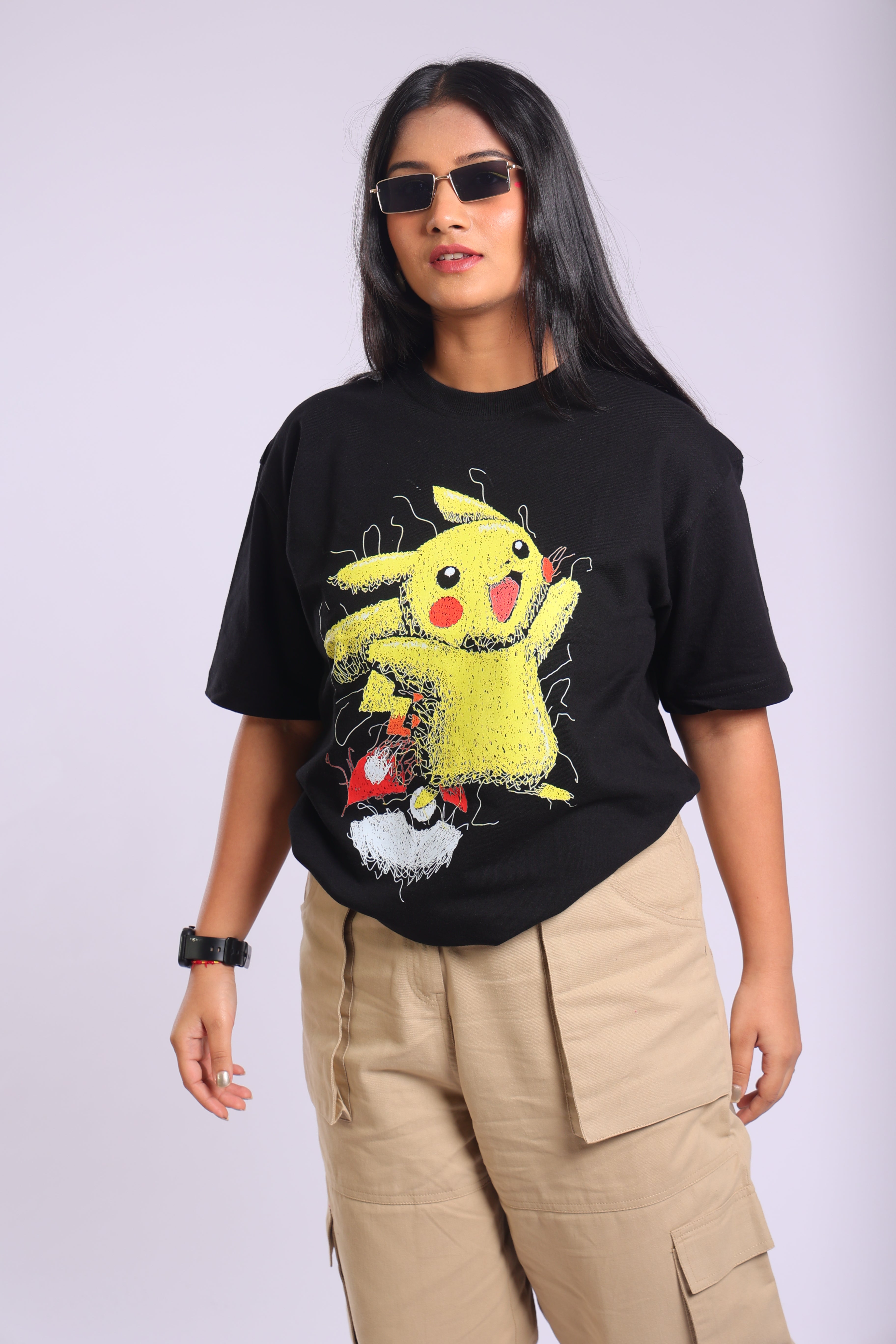 Pickachu Pokemon- Black