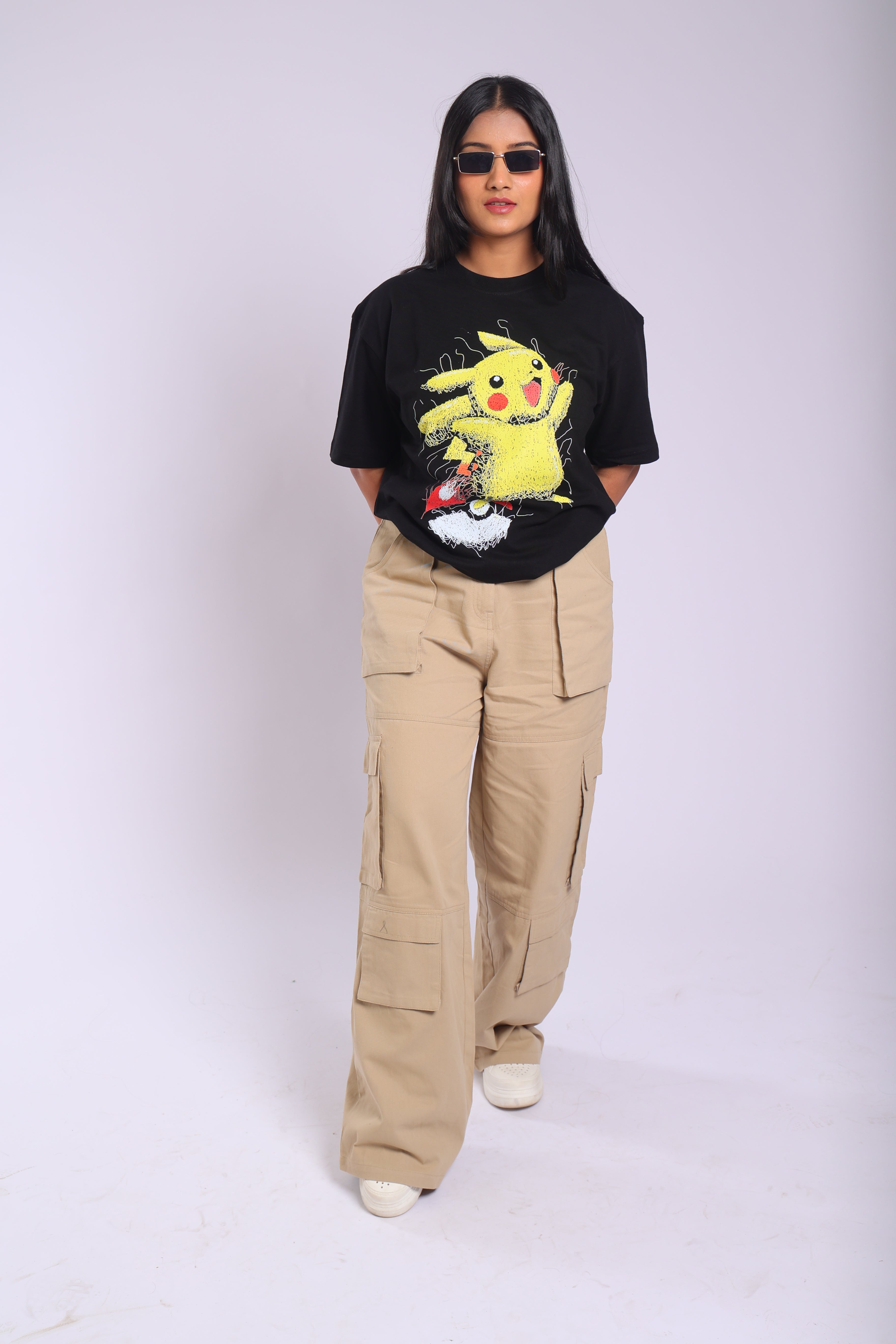 Pickachu Pokemon- Black