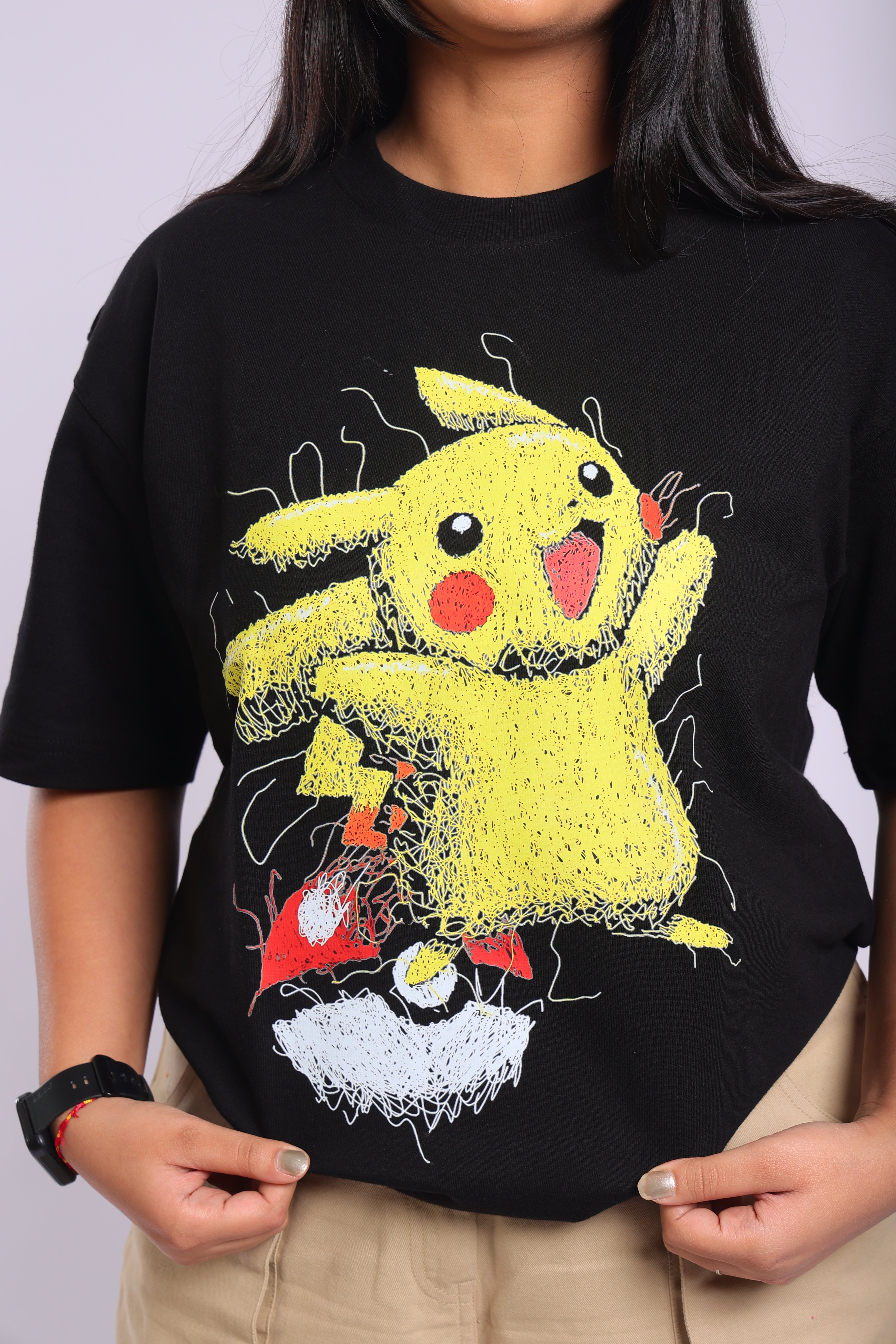 Pickachu Pokemon- Black