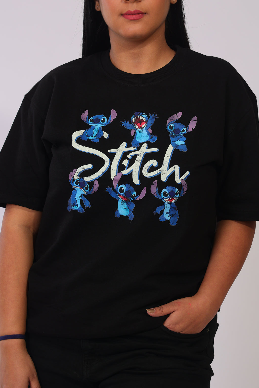 Stitch Faded- Black